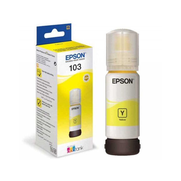 BOUTEILLE D'ENCRE EPSON 103 YELLOW