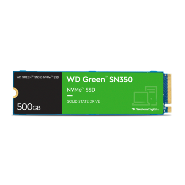 WDC WD Green Disque Dur Interne SN350 500GB PCIE M.2 NVMe SSD
