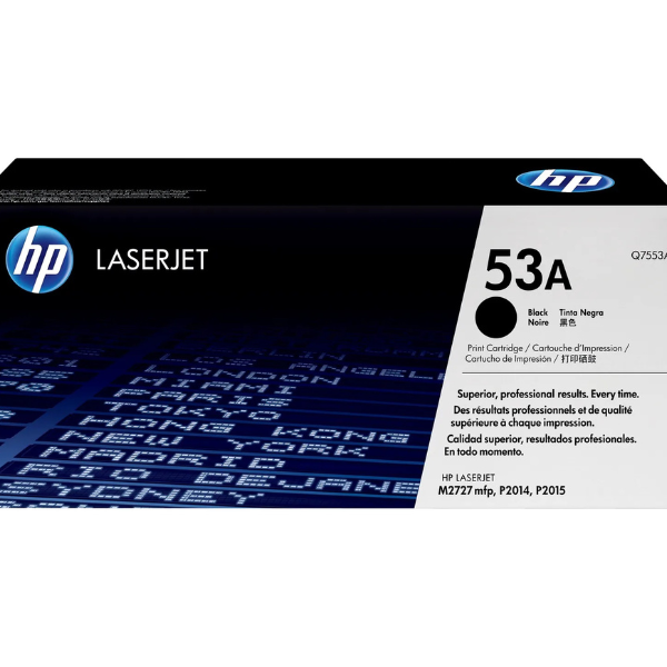 TONER HP LASERJET 53A Q7553A NOIR