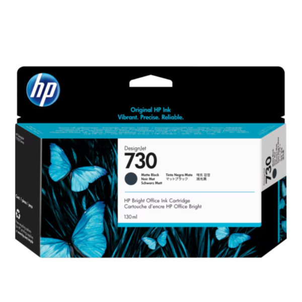 CARTOUCHE HP 730 130-ml Matte NOIR