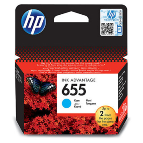 CARTOUCHE HP 655 CYAN
