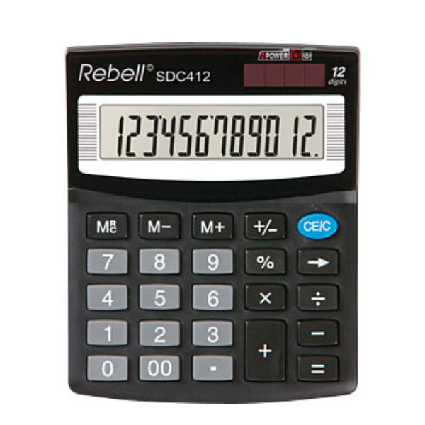 CALCULATRICE REBELL SDC412