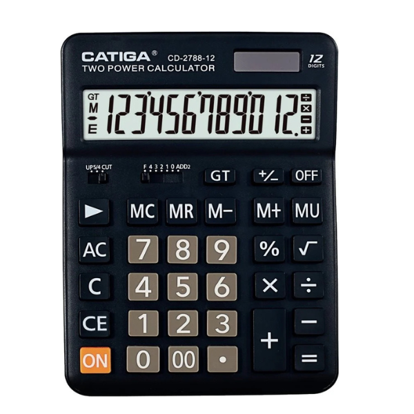 CALCULATRICE CATIGA CD2788/1 12 CHF