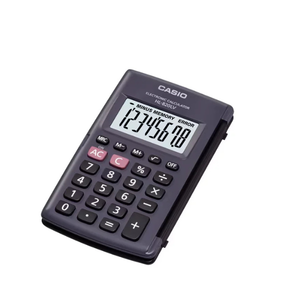 CALCULATRICE CASIO HL-820LV-BK