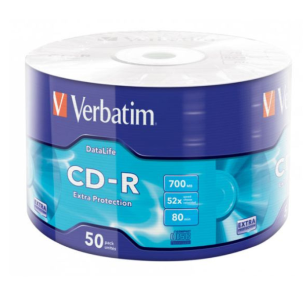 CD VERBATIM CD-R 50 PIECES