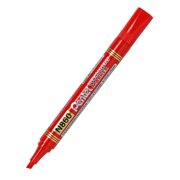 MARQUEUR PERMANENT PENTEL ROUGE N860