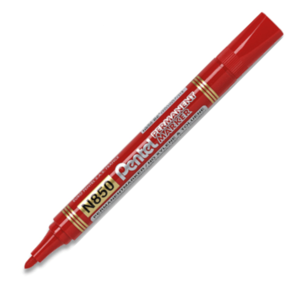 MARQUEUR PERMANENT ROUGE N850