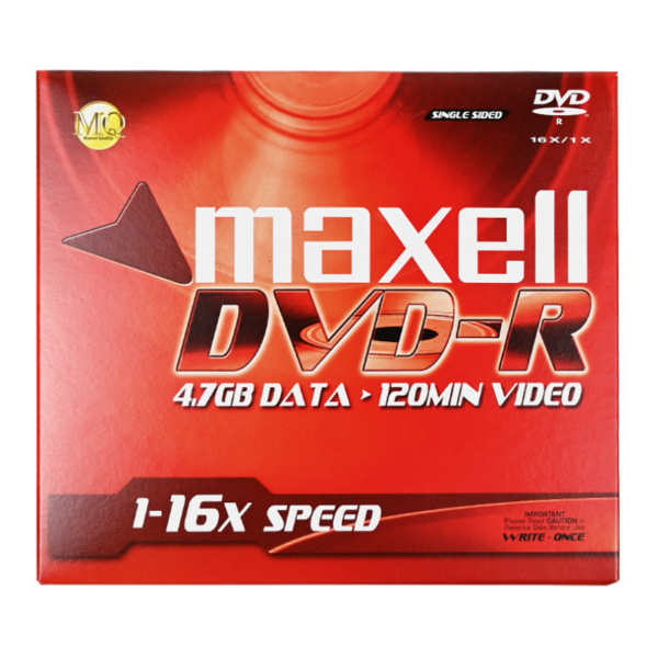 DVD -R AVEC POCHETTE MAXELL 16 PIECES