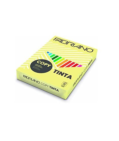 RAM PAPIER FABRIANO JAUNE A4 80G