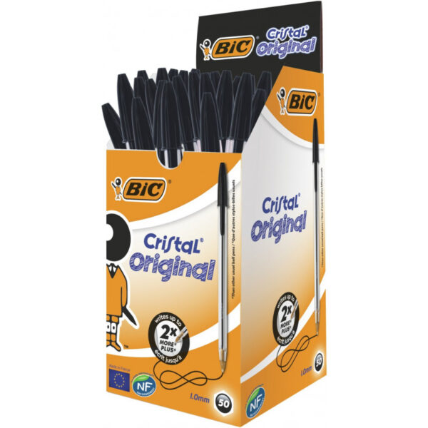STYLO BIC CRISTAL NOIR