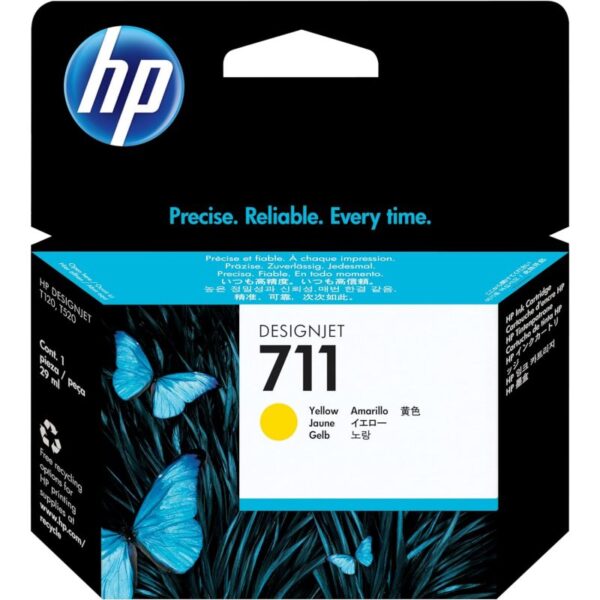 CARTOUCHE HP 711 YELLOW