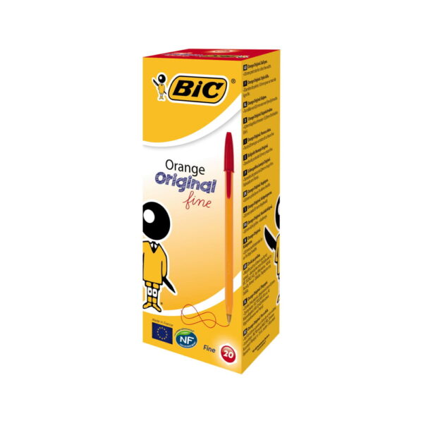 STYLO BIC POINT FINE ROUGE