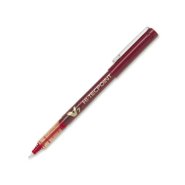 Stylo PILOT 0,7 HI-TECPOINT V7 grip rouge