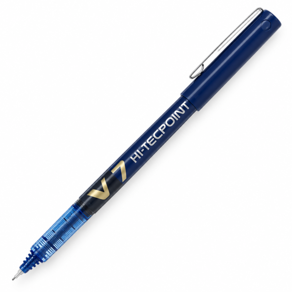 Stylo PILOT 0,7 HI-TECPOINT V7 grip bleu