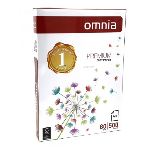 Ramette de papier A3 80 g OMNIA
