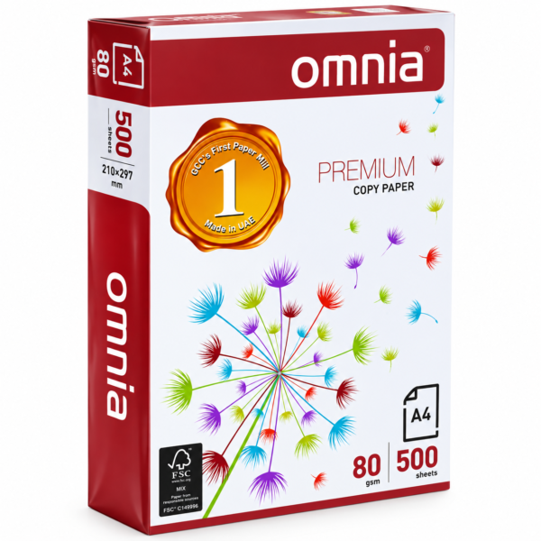 Ramette de papier A4 80 g OMNIA