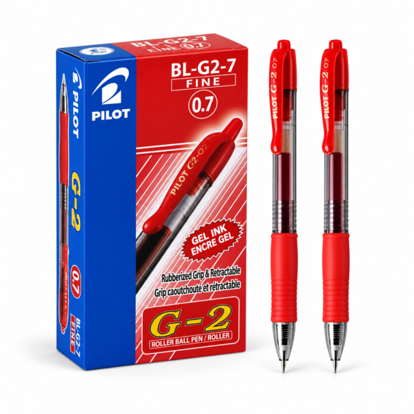 Stylo PILOT G2 0,7 mm rouge