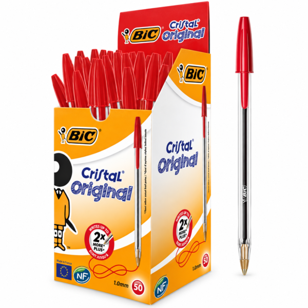 Stylo BIC cristal rouge