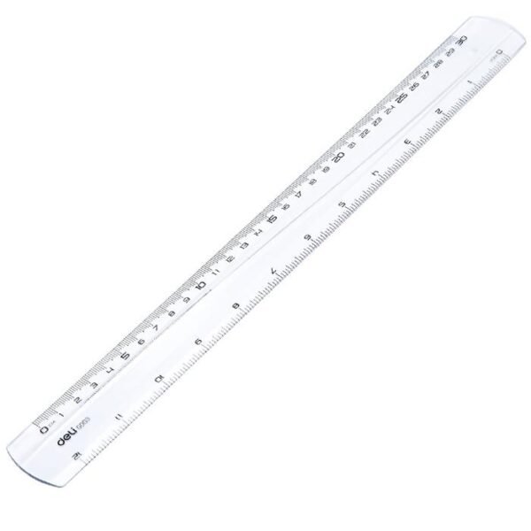 Règle 30 cm DELI en plastique EG00312