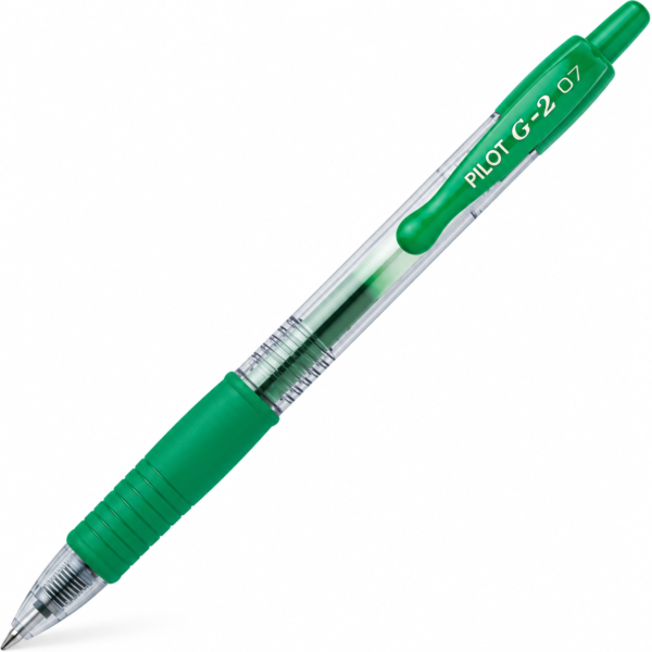 Stylo PILOT G2 0,7 mm vert