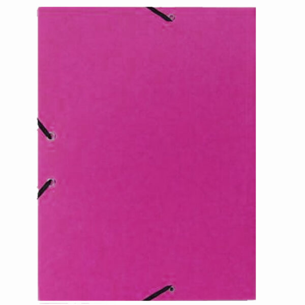 Chemise cartonnée plastifiée rose